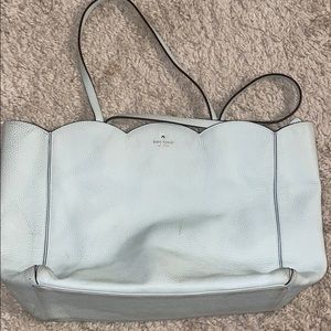 Used kate spade scallop pebble leather tote